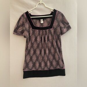 Women's Studio 1949 Y2K Square Neckline Babydoll Polka Dot